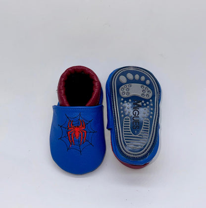 Araña Azul Suelita Caucho