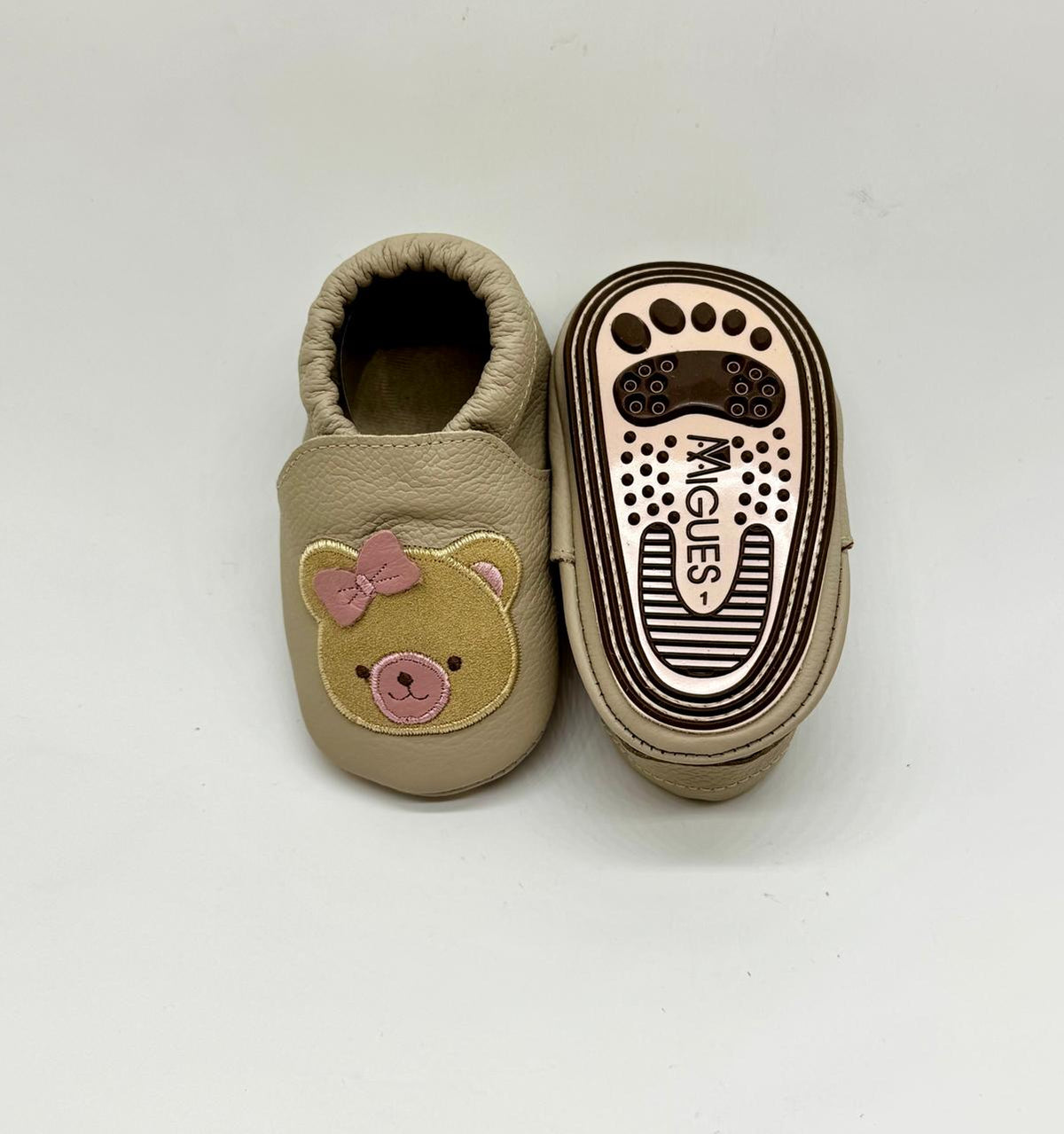 Osita Beige Suelita Caucho