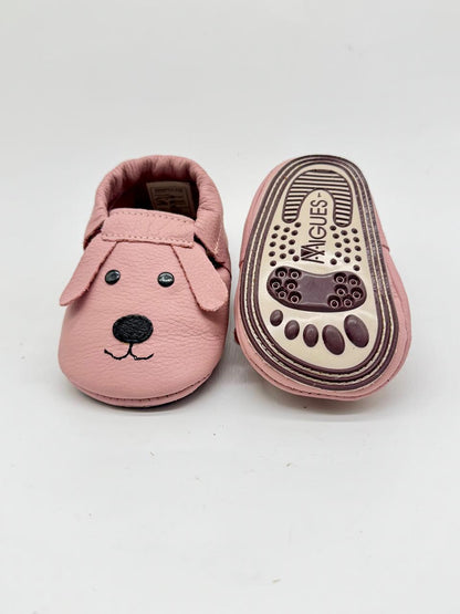 Perrito Rosado Suelita Caucho